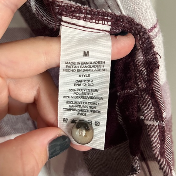 Garage Women’s Flannel Shirt - Picture 3 of 4